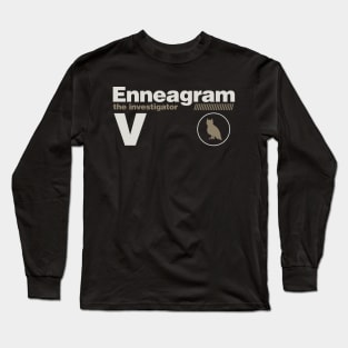 Enneagram 5 Long Sleeve T-Shirt